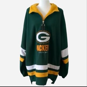 90’s Green Bay Packers Mirage NFL Fleece Sweatshirt Size XXL RARE